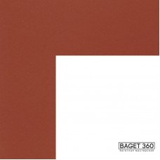 Паспарту PAS-А-21-87 (цвет: красный; цвет среза: белый; покрытие: стандарт; качество: эконом)