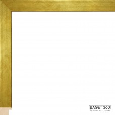 Деревянный багет DA21-3-12 (тип: плоский; размер: 21x14 мм; цвет: золотой)