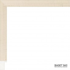 Пластиковый багет PA20-1-13 (тип: коробочка; размер: 20x27 мм; цвет: кремовый)