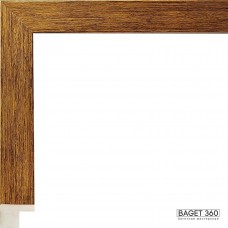 Пластиковый багет PA21-1-1 (тип: коробочка; размер: 21x23 мм; цвет: золотой)
