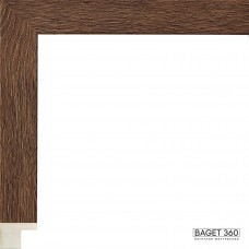 Пластиковый багет PA21-1-12 (тип: коробочка; размер: 21x23 мм; цвет: коричневый)