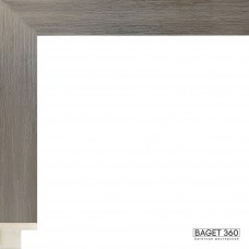Пластиковый багет PA21-1-19 (тип: коробочка; размер: 21x23 мм; цвет: серебряный)