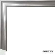 Пластиковый багет PA25-1-13 (тип: классический; размер: 25x23 мм; цвет: серебряный)
