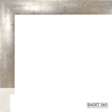 Пластиковый багет PA26-1-13 (тип: коробочка; размер: 26x42 мм; цвет: серебряный)