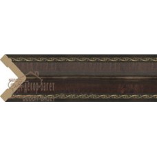 Пластиковый багет PF42-3-2 (тип: интерьерный; размер: 42x25 мм; цвет: коричневый)