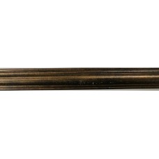 Пластиковый багет PF21-2-4 (тип: округлый; размер: 21x15 мм; цвет: коричневый)