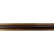 Пластиковый багет PF21-2-1 (тип: округлый; размер: 21x15 мм; цвет: коричневый)
