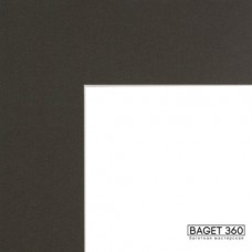 Паспарту PAS-F-25-16 (цвет: серый; цвет среза: белый; покрытие: стандарт; качество: эконом)