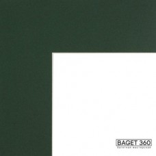 Паспарту PAS-F-25-23 (цвет: зеленый; цвет среза: белый; покрытие: стандарт; качество: эконом)