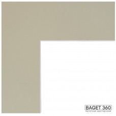Паспарту PAS-F-25-40 (цвет: бежевый; цвет среза: белый; покрытие: стандарт; качество: эконом)