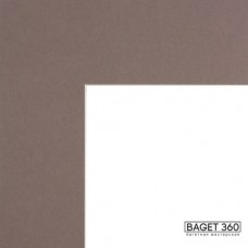 Паспарту PAS-F-25-9 (цвет: серый; цвет среза: белый; покрытие: стандарт; качество: эконом)