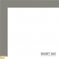 Деревянный багет DL14-3-2 (тип: округлый; размер: 14x13 мм; цвет: серый)