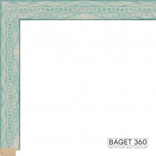 Деревянный багет DL22-3-2 (тип: плоский; размер: 22x19 мм; цвет: синий)