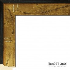 Деревянный багет DL40-12-1 (тип: классический; размер: 40x19 мм; цвет: золотой)