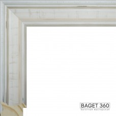 Деревянный багет DL43-12-5 (тип: классический; размер: 43x26 мм; цвет: белый)