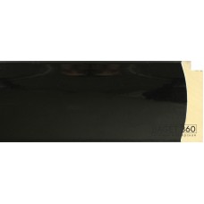 Деревянный багет DL80-7-1 (тип: плоский; размер: 80x25 мм; цвет: черный)