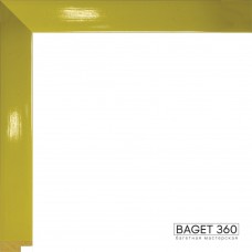 Пластиковый багет PL15-3-1 (тип: плоский; размер: 15x12 мм; цвет: желтый)