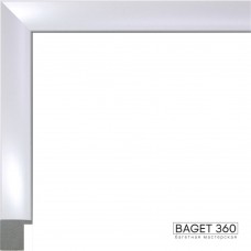 Пластиковый багет PL20-4-1 (тип: коробочка; размер: 20x33 мм; цвет: белый)