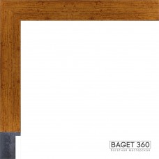 Пластиковый багет PL20-7-2 (тип: коробочка; размер: 20x34 мм; цвет: золотой)