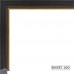 Пластиковый багет PL20-8-1 (тип: круглый; размер: 20x15 мм; цвет: черный)
