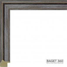 Пластиковый багет PL23-2-4 (тип: классический; размер: 23x23 мм)