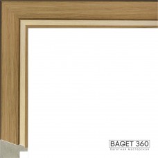 Пластиковый багет PL25-1-1 (тип: плоский; размер: 25x22 мм)