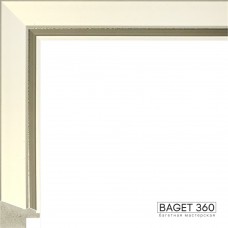 Пластиковый багет PL25-1-3 (тип: плоский; размер: 25x22 мм; цвет: белый)
