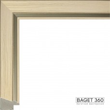 Пластиковый багет PL25-1-7 (тип: плоский; размер: 25x22 мм)