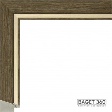Пластиковый багет PL25-1-8 (тип: плоский; размер: 25x22 мм)