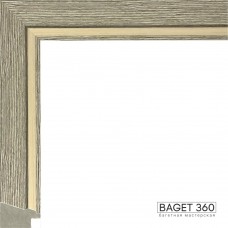 Пластиковый багет PL25-1-9 (тип: плоский; размер: 25x22 мм)