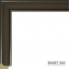 Пластиковый багет PL25-5-4 (тип: классический; размер: 25x18 мм)
