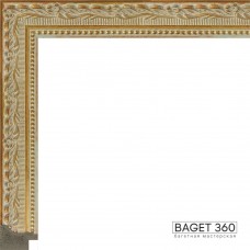 Пластиковый багет PL28-3-1 (тип: классический; размер: 28x21 мм; цвет: золотой)