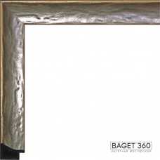 Пластиковый багет PL30-10-1 (тип: классический; размер: 30x27 мм; цвет: серебряный)