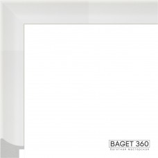 Пластиковый багет PL30-10-5 (тип: классический; размер: 30x27 мм; цвет: серебряный)