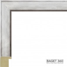 Пластиковый багет PL31-4-3 (тип: коробочка; размер: 31x36 мм; цвет: серебряный)