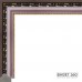 Пластиковый багет PL32-2-10 (тип: классический; размер: 32x23 мм; цвет: розовый)
