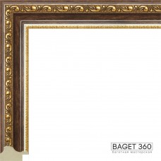 Пластиковый багет PL32-2-6 (тип: классический; размер: 32x23 мм; цвет: коричневый)