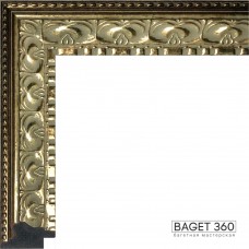 Пластиковый багет PL35-2-3 (тип: классический; цвет: золотой)