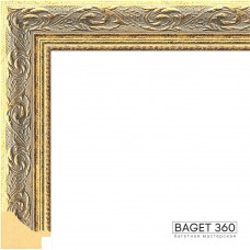 Пластиковый багет PL35-3-5 (тип: классический; размер: 35x30 мм; цвет: золотой)