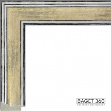 Пластиковый багет PL38-5-1 (тип: классический; размер: 38x13 мм)