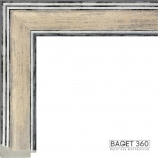 Пластиковый багет PL38-5-3 (тип: классический; размер: 38x13 мм)