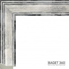 Пластиковый багет PL38-5-4 (тип: классический; размер: 38x13 мм)