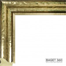 Пластиковый багет PL40-4-4 (тип: классический; размер: 40x29 мм; цвет: золотой)