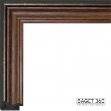 Пластиковый багет PL40-6-1 (тип: классический; размер: 40x22 мм)