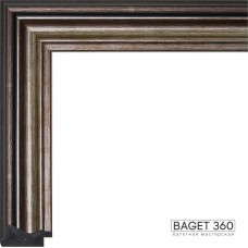 Пластиковый багет PL40-6-2 (тип: классический; размер: 40x22 мм; цвет: коричневый)