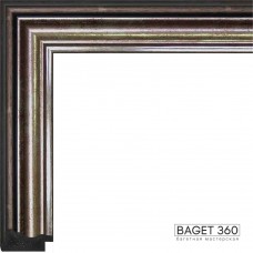 Пластиковый багет PL40-6-3 (тип: классический; размер: 40x22 мм; цвет: коричневый)