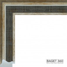 Пластиковый багет PL40-7-4 (тип: классический; размер: 40x22 мм; цвет: коричневый)