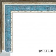 Пластиковый багет PL40-7-6 (тип: классический; размер: 40x22 мм; цвет: синий)