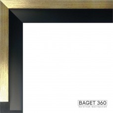 Пластиковый багет PL45-5-4 (тип: ковчег; размер: 45x38 мм; цвет: золотой)