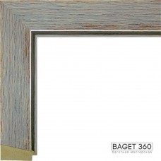 Пластиковый багет PL45-6-1 (тип: плоский; размер: 45x23 мм)